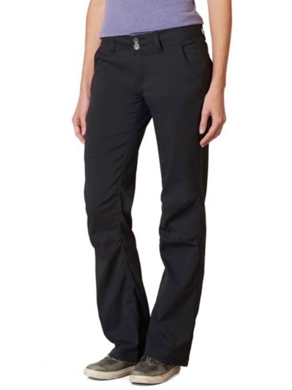 Prana Halle Convertible Black Pants Size 8 Short